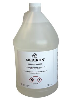 Medikon 1 Gallon Technical-Grade Isopropyl Alcohol (IPA) for Electronics Cleaning, Degreasing, and Antibacterial Protection